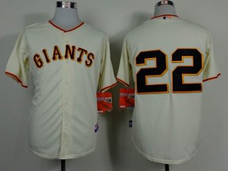 San Francisco Giants #22 Will Clark Cream Home Cool Base Baseball Jersey