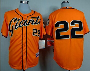 San Francisco Giants #22 Will Clark Orange Alternate Cool Base Baseball Jersey