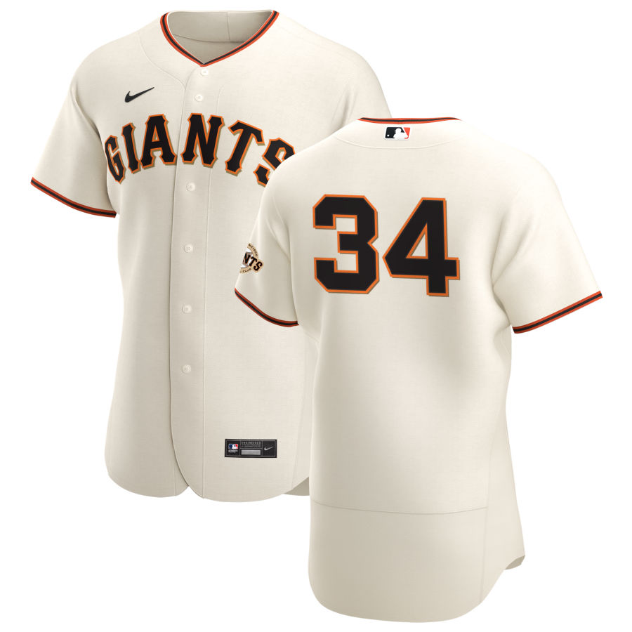 San Francisco Giants #34 Kevin Gausman Men's Nike Cream Home 2020 Authentic Player MLB Jersey San Francisco Giants #34 Kevin Gausman Men's Nike Cream Home 2020 Authentic Player MLB Jersey