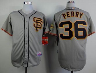 San Francisco Giants #36 Gaylord Perry Grey Cool Base Baseball Jersey