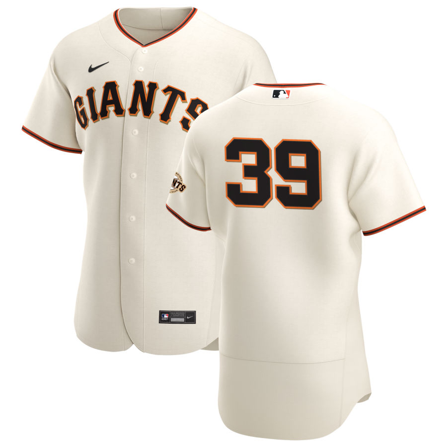San Francisco Giants #39 Rico Garcia Men's Nike Cream Home 2020 Authentic Player MLB Jersey San Francisco Giants #39 Rico Garcia Men's Nike Cream Home 2020 Authentic Player MLB Jersey