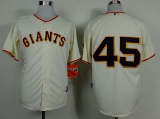 San Francisco Giants #45 Travis Ishikawa Cream Home Cool Base Baseball Jersey