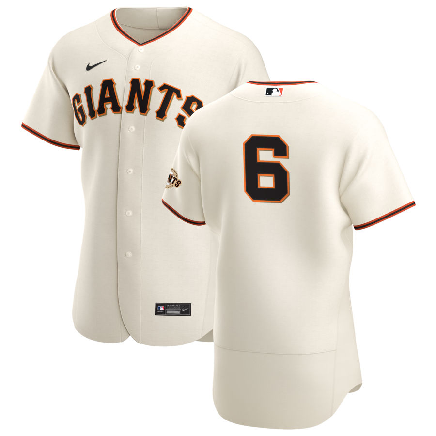 San Francisco Giants #6 Steven Duggar Men's Nike Cream Home 2020 Authentic Player MLB Jersey San Francisco Giants #6 Steven Duggar Men's Nike Cream Home 2020 Authentic Player MLB Jersey