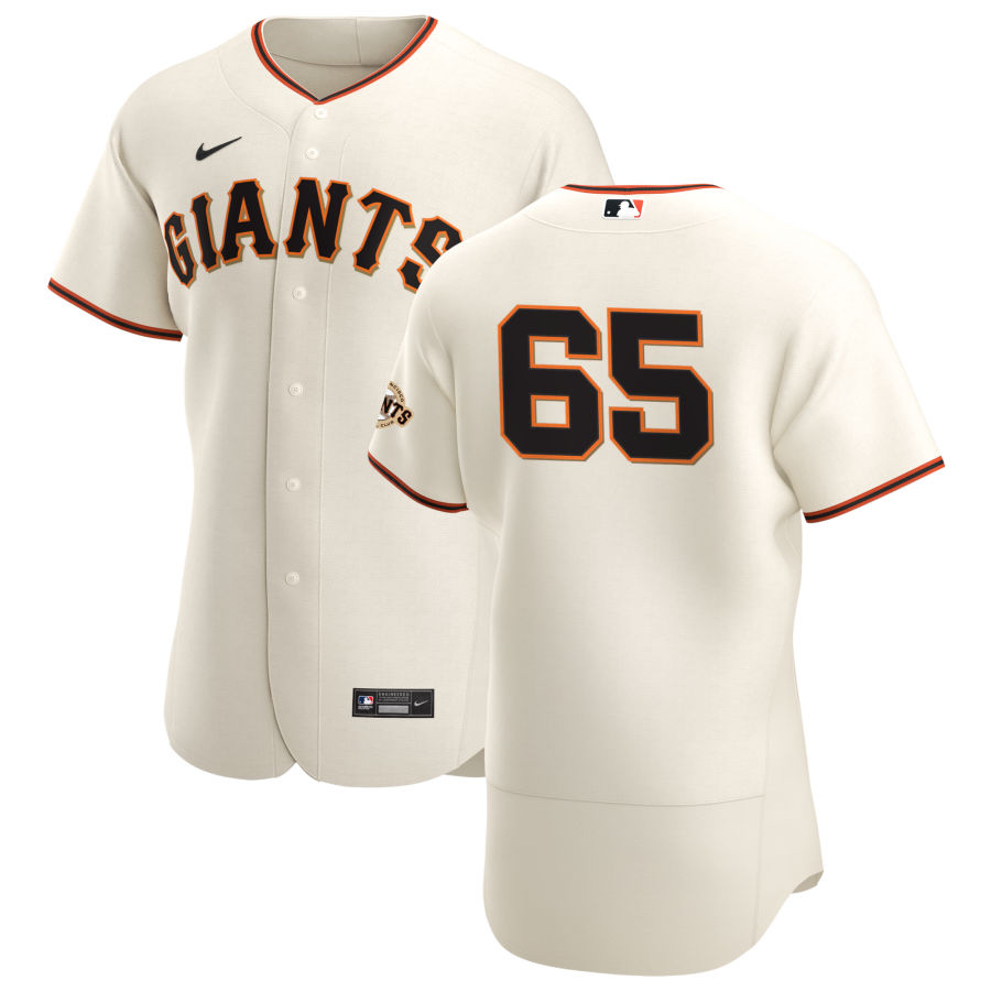 San Francisco Giants #65 Sam Coonrod Men's Nike Cream Home 2020 Authentic Player MLB Jersey San Francisco Giants #65 Sam Coonrod Men's Nike Cream Home 2020 Authentic Player MLB Jersey