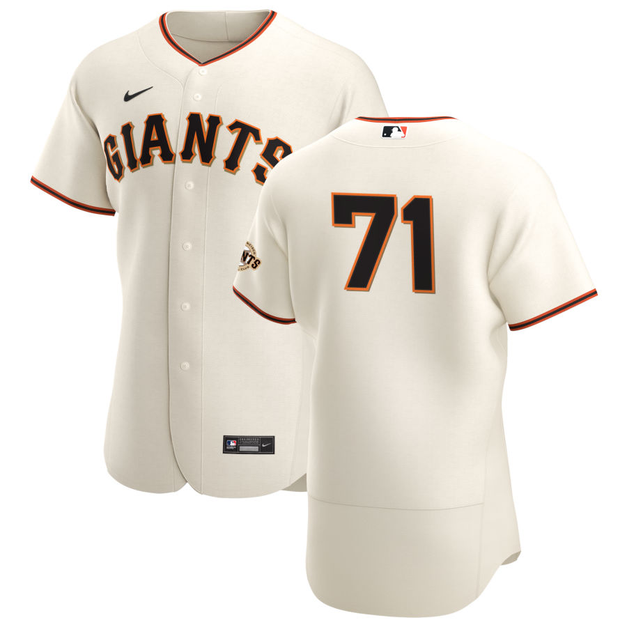 San Francisco Giants #71 Tyler Rogers Men's Nike Cream Home 2020 Authentic Player MLB Jersey San Francisco Giants #71 Tyler Rogers Men's Nike Cream Home 2020 Authentic Player MLB Jersey