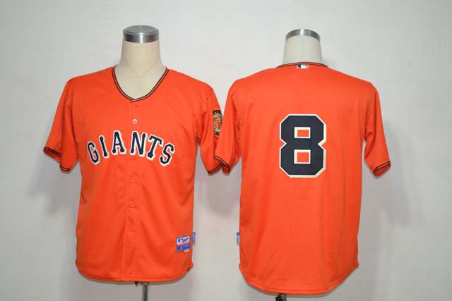 San Francisco Giants 8 Morgan Orange MLB Jerseys