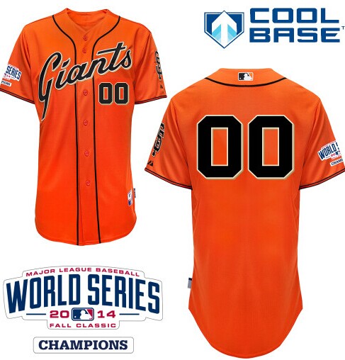 San Francisco Giants Authentic Personalized Alternate Jersey 2014 World Series Champions Patch San Francisco Giants Authentic Personalized Alternate Jersey 2014 World Series Champions Patch