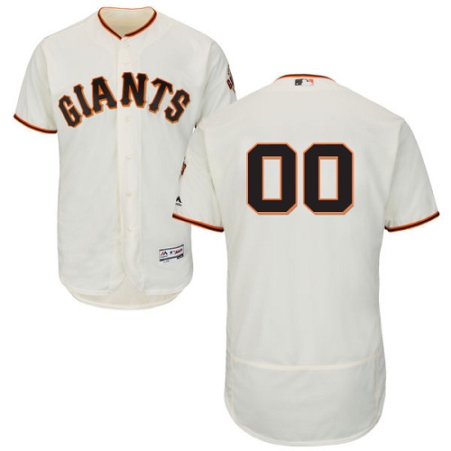 San Francisco Giants Cream Men's Customized Flexbase Jersey San Francisco Giants Cream Men's Customized Flexbase Jersey