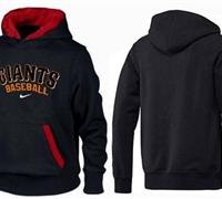 San Francisco Giants Pullover Hoodie Black & Red