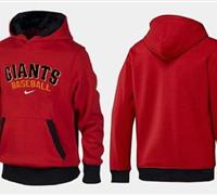 San Francisco Giants Pullover Hoodie Red & Black