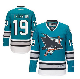 San Jose Sharks #19 Joe Thornton Teal 25th Anniversary Stitched NHL Jersey San Jose Sharks #19 Joe Thornton Teal 25th Anniversary Stitched NHL Jersey