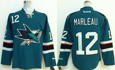 San Jose Sharks 12 Marleau Green 2014 Stadium Series NHL Jersey