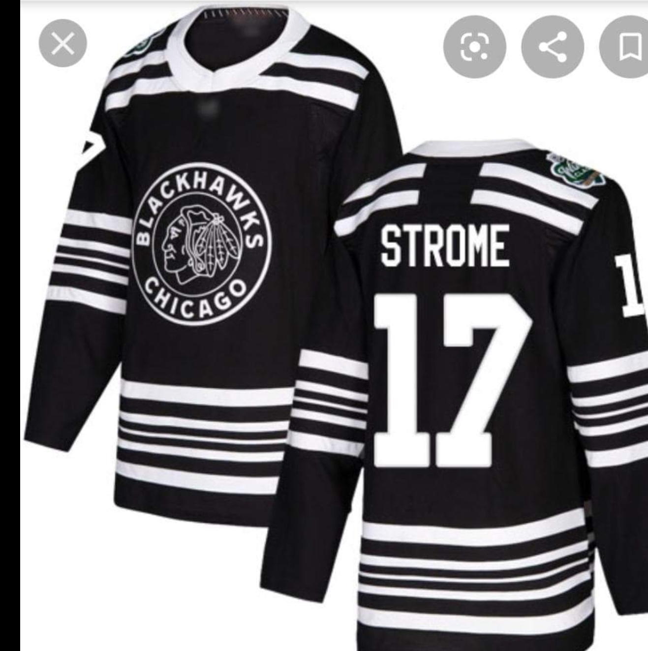 Blackhawks 17 Strome Black 2019 Winter Classic Adidas Jersey Blackhawks 17 Strome Black 2019 Winter Classic Adidas Jersey