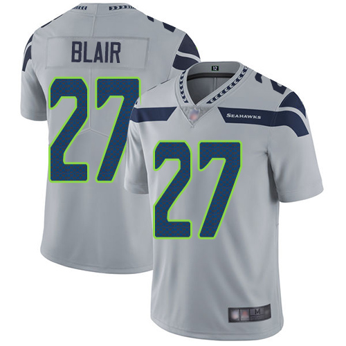Seahawks #27 Marquise Blair Grey Alternate Men's Stitched Football Vapor Untouchable Limited Jersey Seahawks #27 Marquise Blair Grey Alternate Men's Stitched Football Vapor Untouchable Limited Jersey