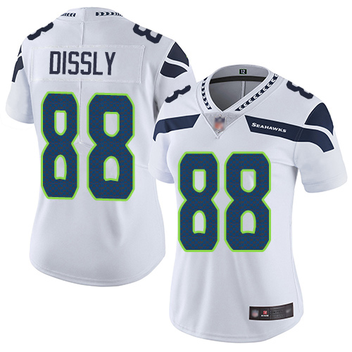 Seahawks #88 Will Dissly White Women's Stitched Football Vapor Untouchable Limited Jersey Seahawks #88 Will Dissly White Women's Stitched Football Vapor Untouchable Limited Jersey