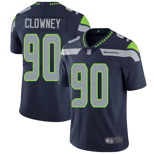 Seahawks #90 Jadeveon Clowney Steel Blue Team Color Men's Stitched Football Vapor Untouchable Limited Jersey Seahawks #90 Jadeveon Clowney Steel Blue Team Color Men's Stitched Football Vapor Untouchable Limited Jersey