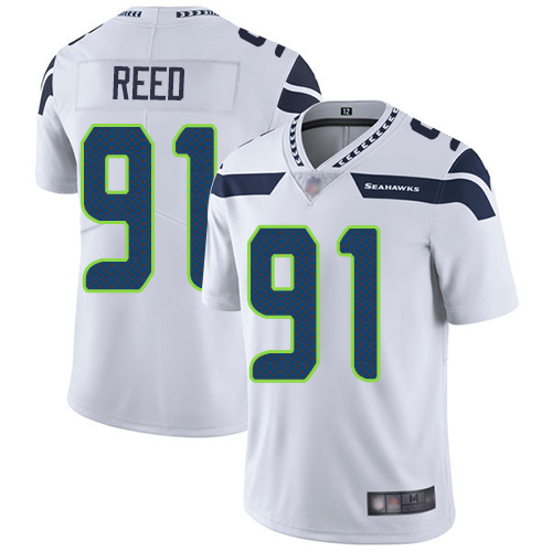 Seahawks #91 Jarran Reed White Men's Stitched Football Vapor Untouchable Limited Jersey Seahawks #91 Jarran Reed White Men's Stitched Football Vapor Untouchable Limited Jersey