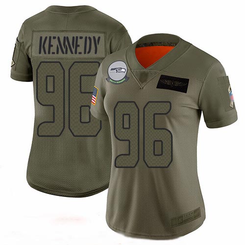 Seahawks #96 Cortez Kennedy Camo Women's Stitched Football Limited 2019 Salute to Service Jersey Seahawks #96 Cortez Kennedy Camo Women's Stitched Football Limited 2019 Salute to Service Jersey