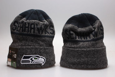 Seahawks Fresh Logo Dark Gray Fashion Knit Hat YP