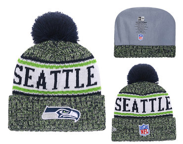 Seahawks Fresh Logo Fashion Knit Hat YD