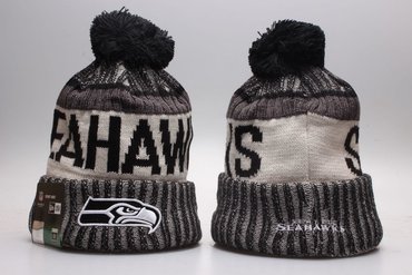 Seahawks Fresh Logo Gray Knit Hat YP