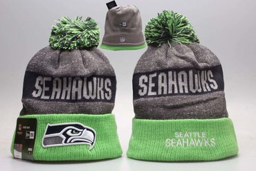 Seahawks Fresh Logo Green Fashion Knit Hat YP