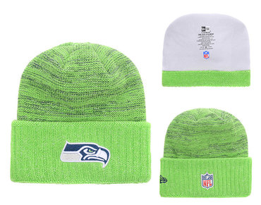Seahawks Fresh Logo Green Knit Hat YD