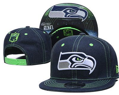 Seahawks Team Logo Navy Established Adjustable Hat YD