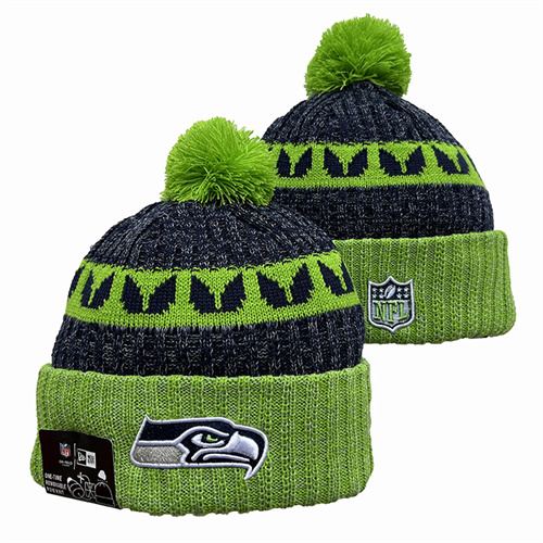 Seahawks Team Logo Pom Knit Hat YD-3