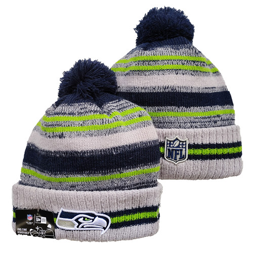 Seahawks Team Logo Pom Knit Hat YD