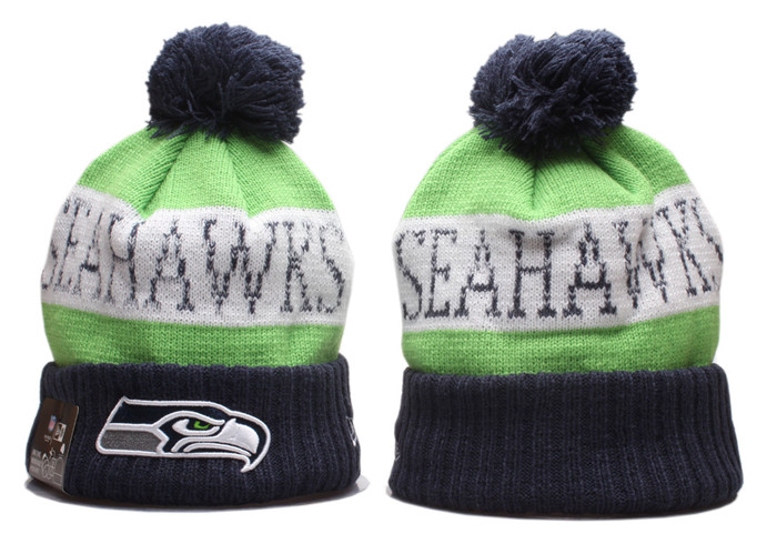 Seahawks Team Logo Pom Knit Hat YP