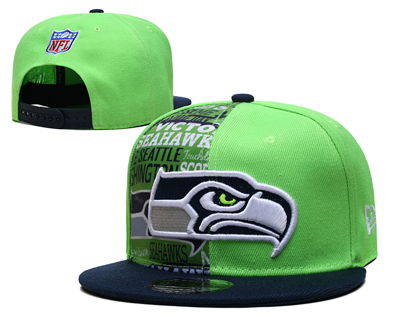 Seahawks Team Logo Snapback Hat --TX