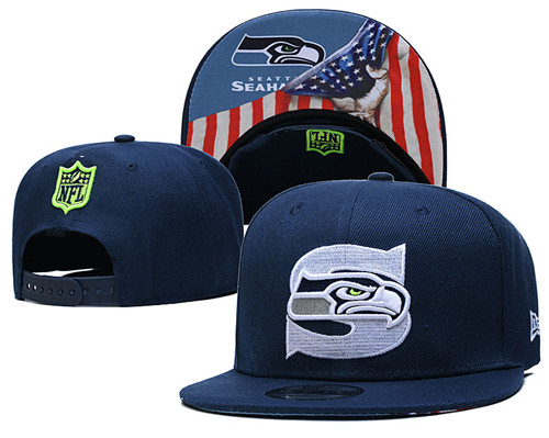 Seahawks Team Logos Adjustable Hat GS