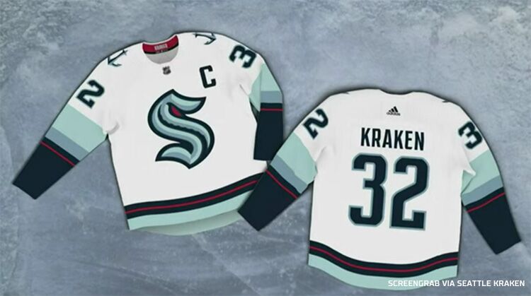 Seattle Kraken #32 Kraken Adidas 2020 New Team White Road Authentic Stitched NHL Jersey Seattle Kraken #32 Kraken Adidas 2020 New Team White Road Authentic Stitched NHL Jersey