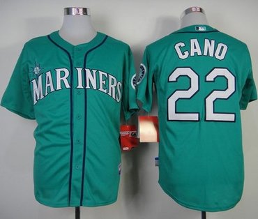 Seattle Mariners #22 Robinson Cano Green Cool Base Stitched Baseball Jersey