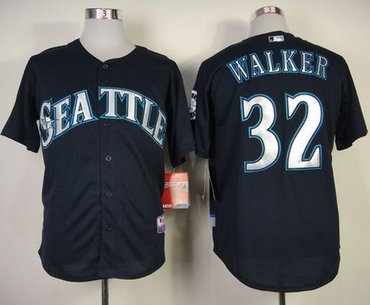 Seattle Mariners #32 Taijuan Walker Blue Cool Base Stitched Baseball Jersey