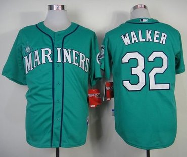 Seattle Mariners #32 Taijuan Walker Green Cool Base Stitched Baseball Jersey