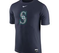 Seattle Mariners Nike Authentic Collection Legend Logo 1.5 Navy Performance T-Shirt Seattle Mariners Nike Authentic Collection Legend Logo 1.5 Navy Performance T-Shirt