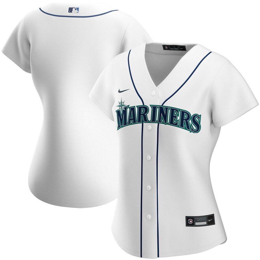 Seattle Mariners Nike Women's Home 2020 MLB Team Jersey White Seattle Mariners Nike Women's Home 2020 MLB Team Jersey White