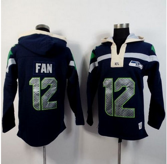 Seattle Seahawks #12 Fan Navy Blue Player Winning Method Pullover NFL Hoodie Seattle Seahawks #12 Fan Navy Blue Player Winning Method Pullover NFL Hoodie