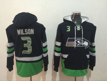 Seattle Seahawks 3 Russell Wilson Black All Stitched Hooded Sweatshirt Seattle Seahawks 3 Russell Wilson Black All Stitched Hooded Sweatshirt