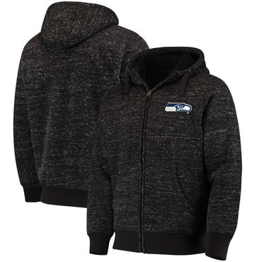 Seattle Seahawks G III Sports By Carl Banks Discovery Sherpa Full Zip Jacket Heathered Black Seattle Seahawks G III Sports By Carl Banks Discovery Sherpa Full Zip Jacket Heathered Black