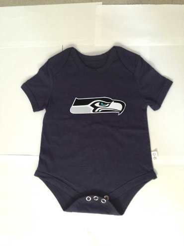 Seattle Seahawks Newborn Team Creepers - College Navy