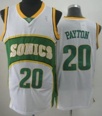 Seattle SuperSonics 20 Gary Payton White Throwback Revolution 30 NBA Basketball Jerseys Seattle SuperSonics 20 Gary Payton White Throwback Revolution 30 NBA Basketball Jerseys