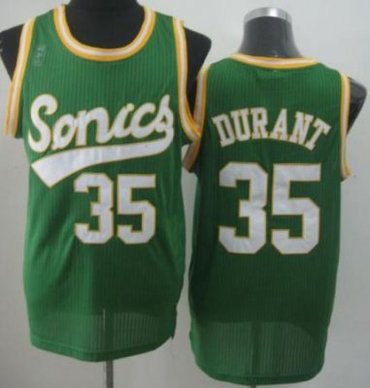Seattle Supersonic 35 Kevin Durant Green Revolution 30 NBA Basketball Jersey Seattle Supersonic 35 Kevin Durant Green Revolution 30 NBA Basketball Jersey