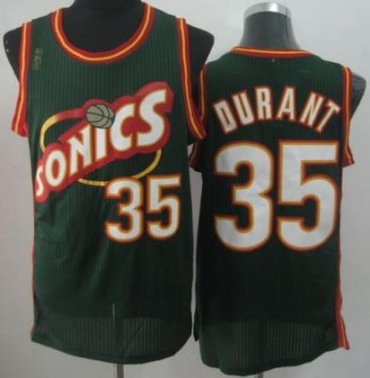 Seattle Supersonic 35 Kevin Durant Green Revolution 30 NBA Basketball Jerseys Seattle Supersonic 35 Kevin Durant Green Revolution 30 NBA Basketball Jerseys