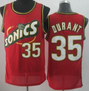 Seattle Supersonic 35 Kevin Durant Red Revolution 30 NBA Basketball Jerseys Seattle Supersonic 35 Kevin Durant Red Revolution 30 NBA Basketball Jerseys