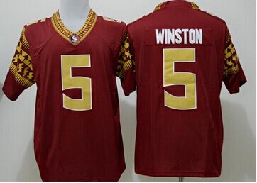 Seminoles #5 Jameis Winston Red Stitched NCAA Limited Jersey Seminoles #5 Jameis Winston Red Stitched NCAA Limited Jersey
