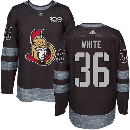 Senators #36 Colin White Black 1917-2017 100th Anniversary Stitched Hockey Jersey Senators #36 Colin White Black 1917-2017 100th Anniversary Stitched Hockey Jersey