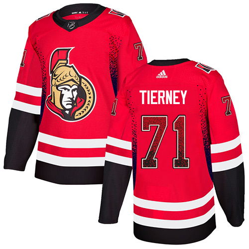 Senators #71 Chris Tierney Red Home Authentic Drift Fashion Stitched Hockey Jersey Senators #71 Chris Tierney Red Home Authentic Drift Fashion Stitched Hockey Jersey
